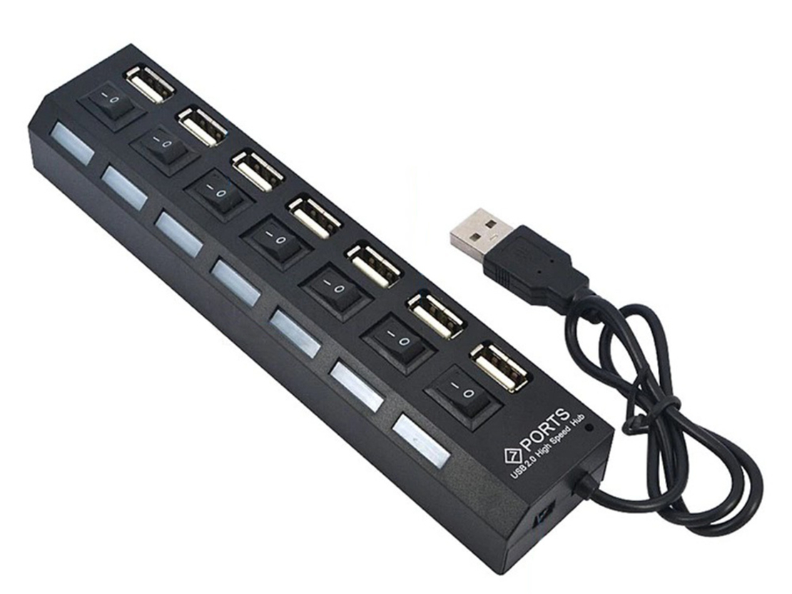 Хъб usb хъб сплитер 7x usb 2.0
