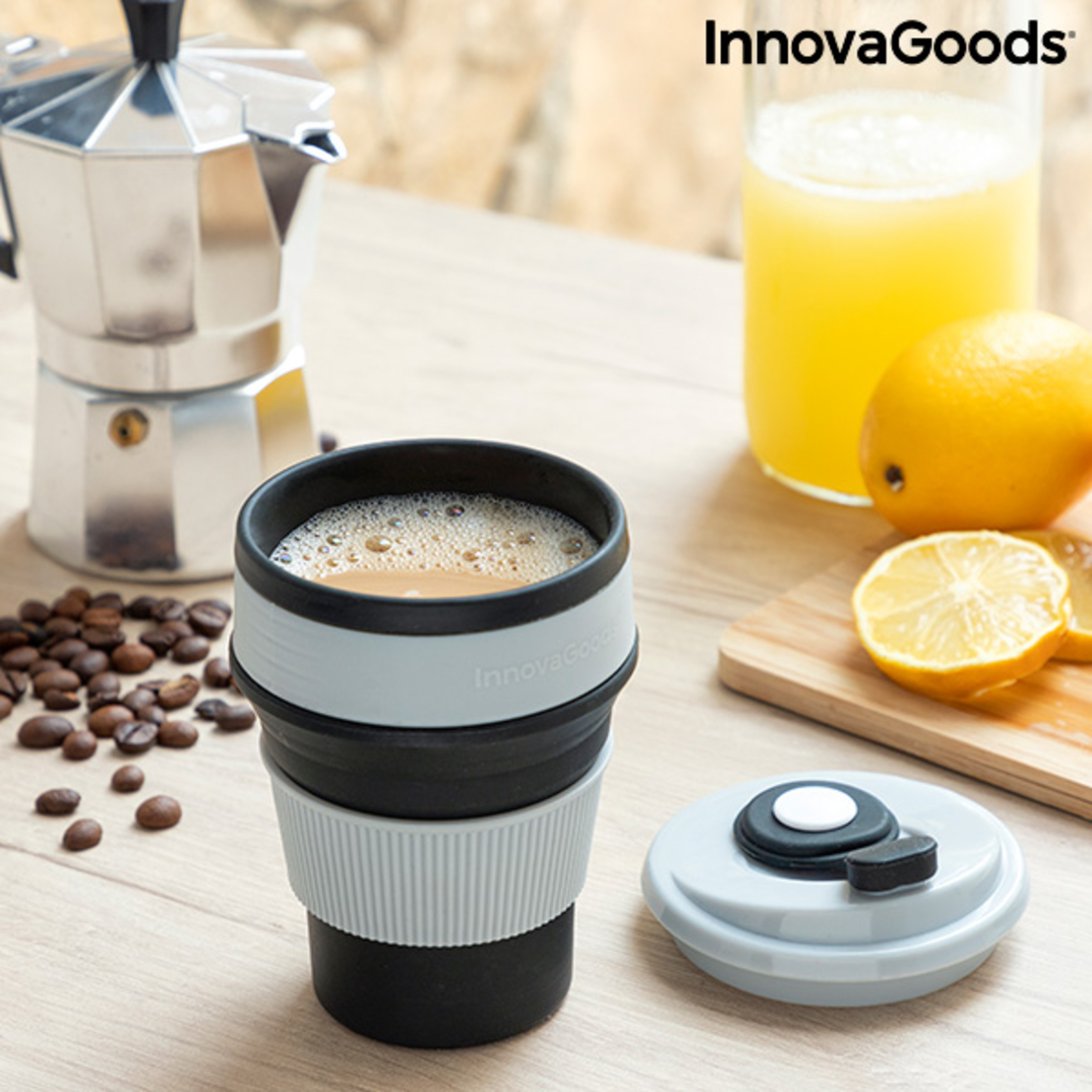 Силиконова Сгъваема Чаша Flahsie InnovaGoods
