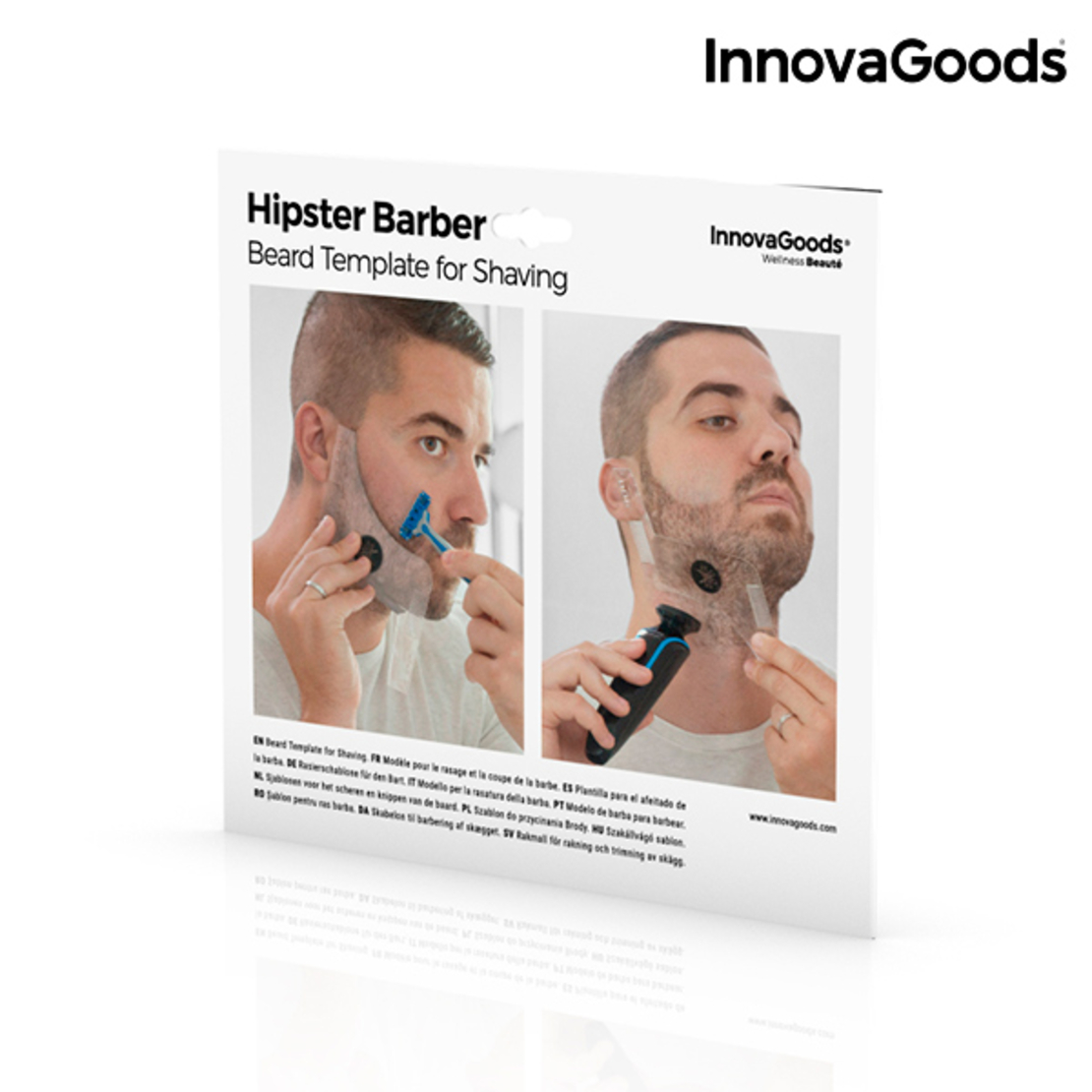 Шаблон за Оформяне на Брада Hipster Barber InnovaGoods