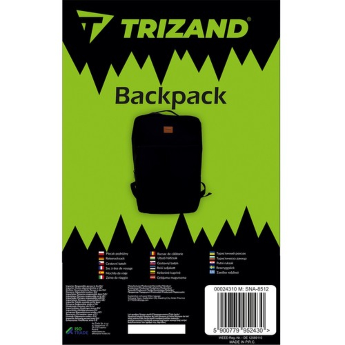 Раница Туристическа раница Trizand 24310