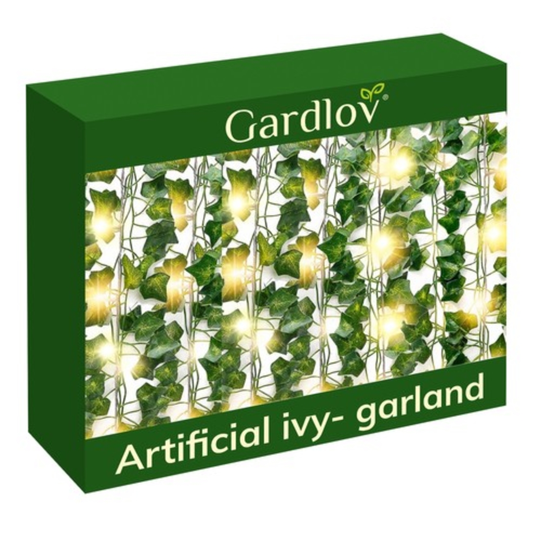 Изкуствен бръшлян + LED Gardlov 24538