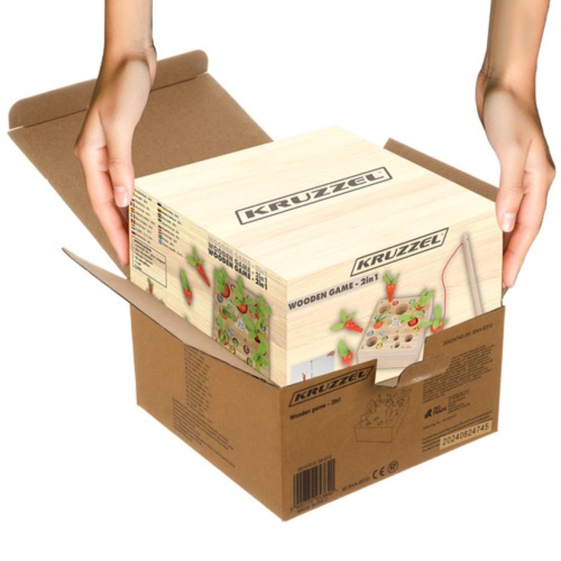 Дървена игра - 2в1 Kruzzel 24745