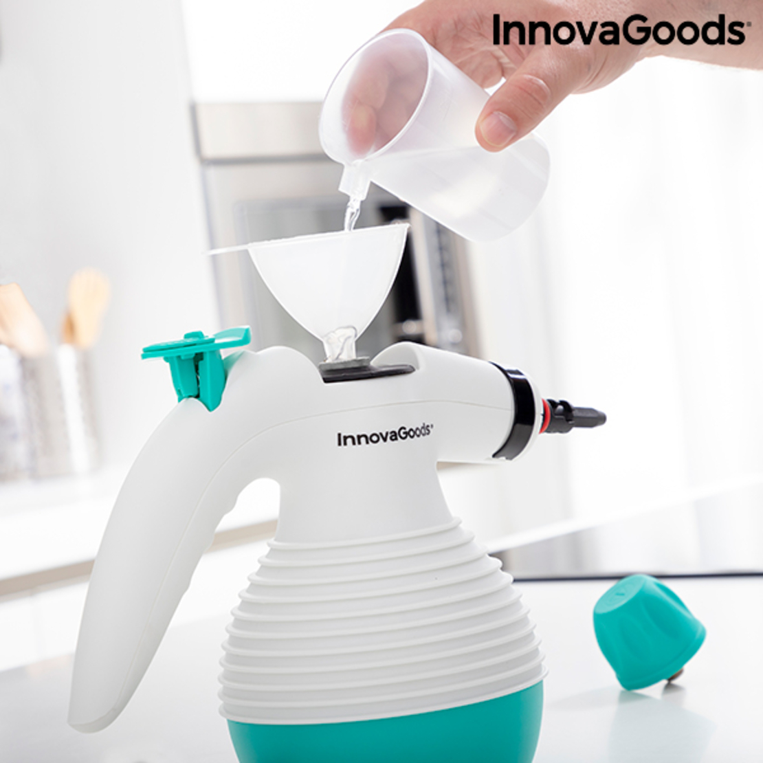 Многофункционален ръчен изпарител с аксесоари 9 в 1 Steany InnovaGoods 0,35 L 3 Bar 1000W