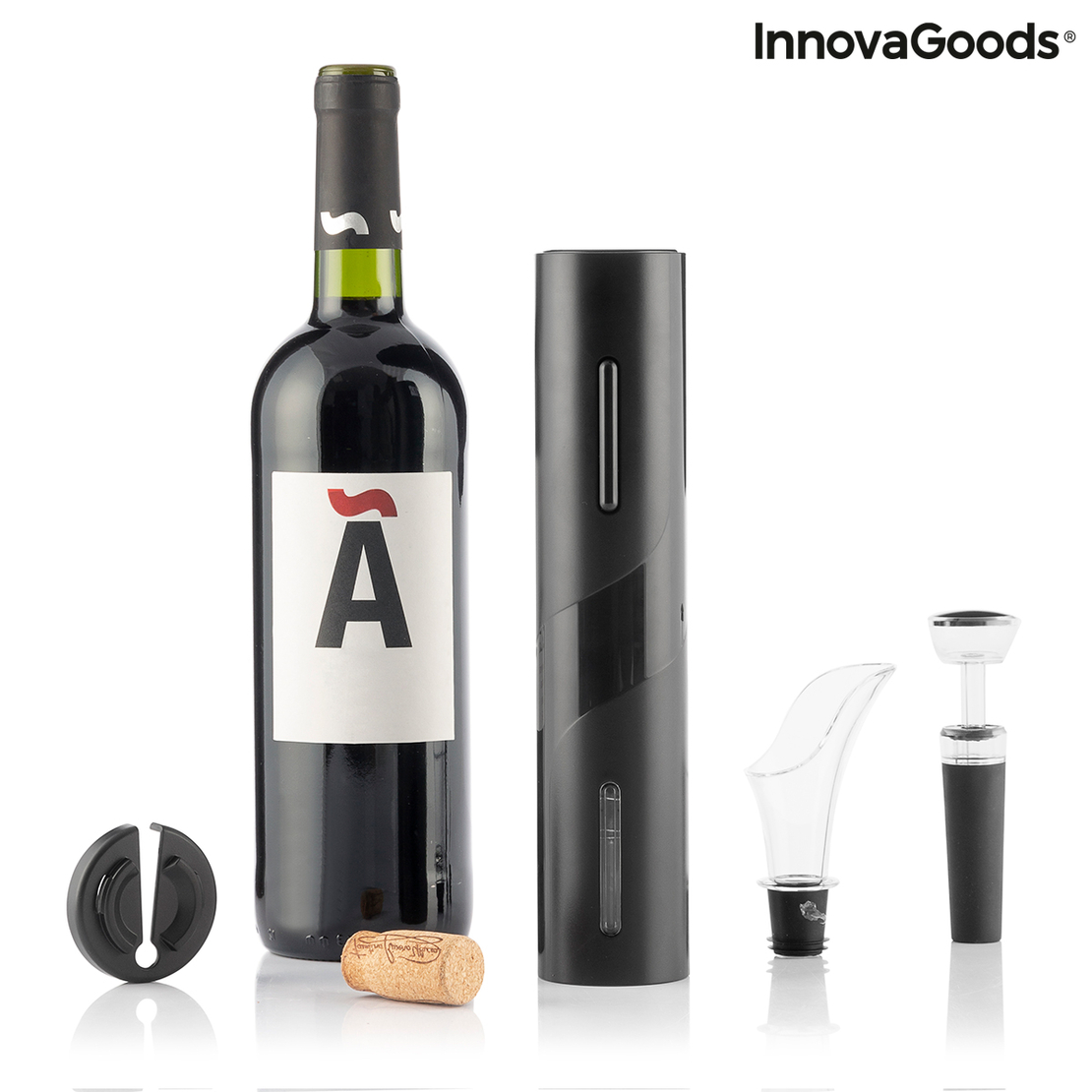 Електрически Тирбушон с Аксесоари за Вино Corking InnovaGoods