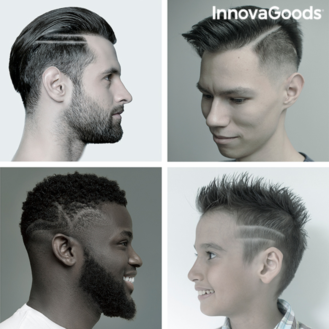 Професионална акумулаторна машинка за подстригване на коса с аксесоари Stytrim InnovaGoods