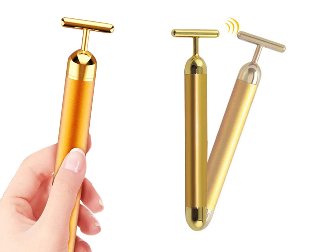 Vibrating Golden Bar Вибрационен масажор за лице
