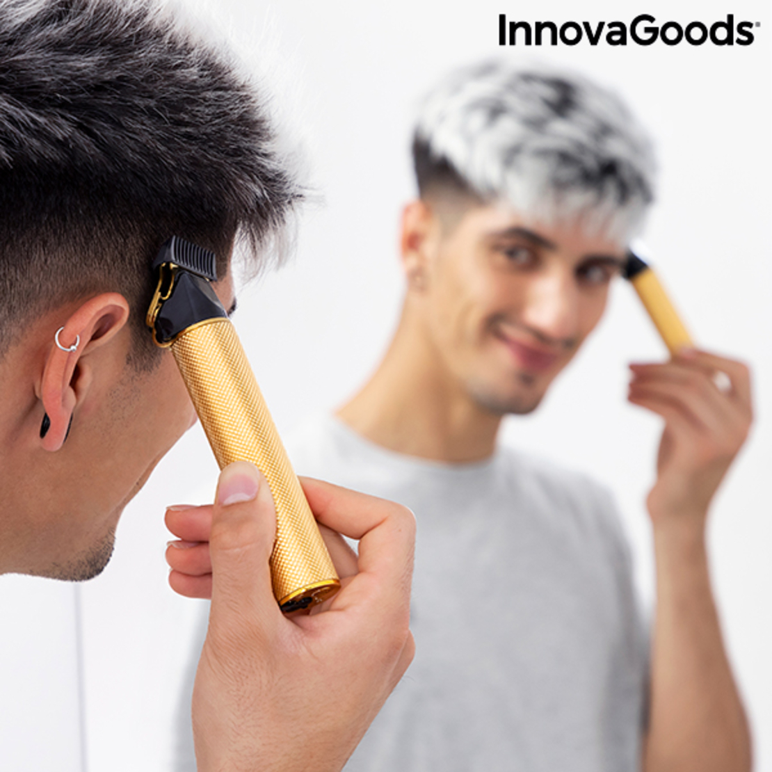 Професионална акумулаторна машинка за подстригване на коса с аксесоари Stytrim InnovaGoods