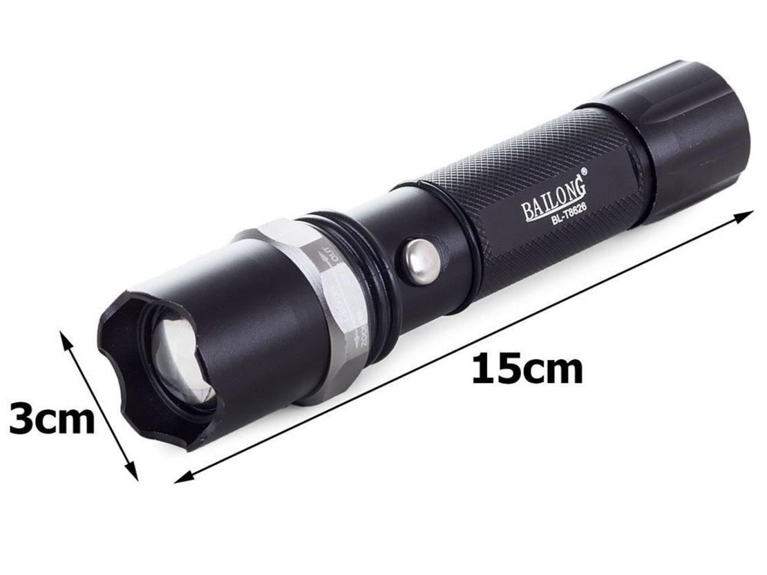Тактическо фенерче Bailong zoom xml-t6 batut t8626
