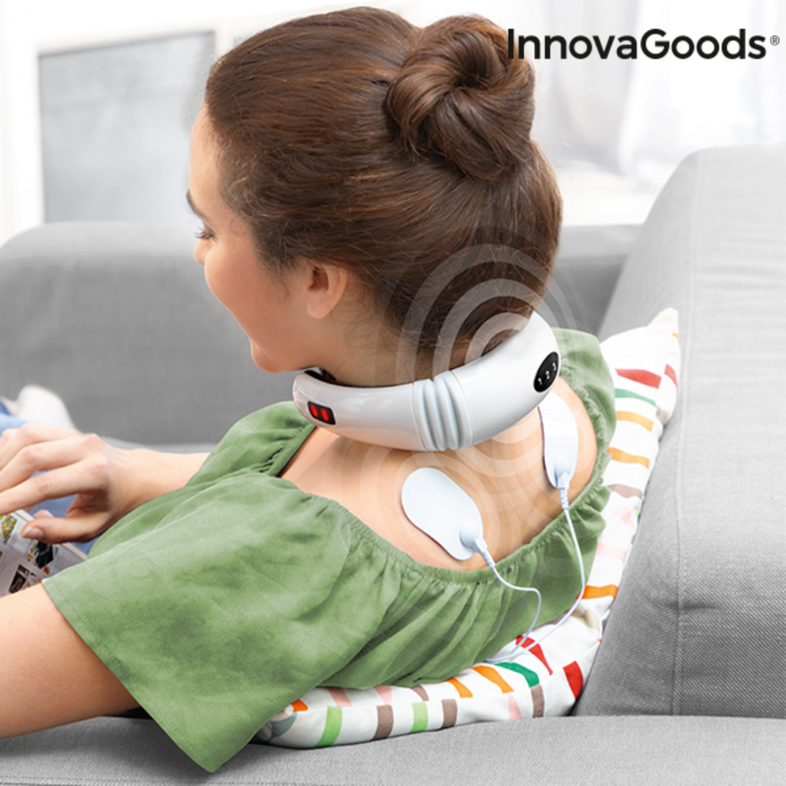 Електромагнитен Масажор за Врат и Гръб InnovaGoods