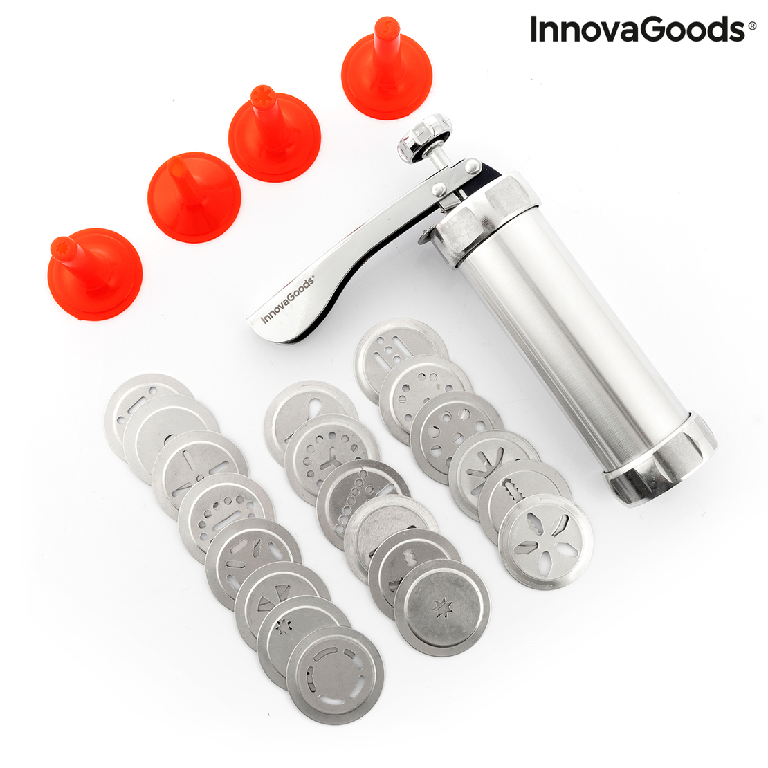 Машина за Приготвяне на Бисквити и Сладкарски Ръкав 2 в 1 Prekies InnovaGoods
