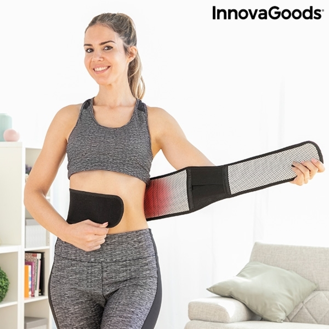 Термокорекционен Пояс с Турмалинови Магнити Tourmabelt InnovaGoods