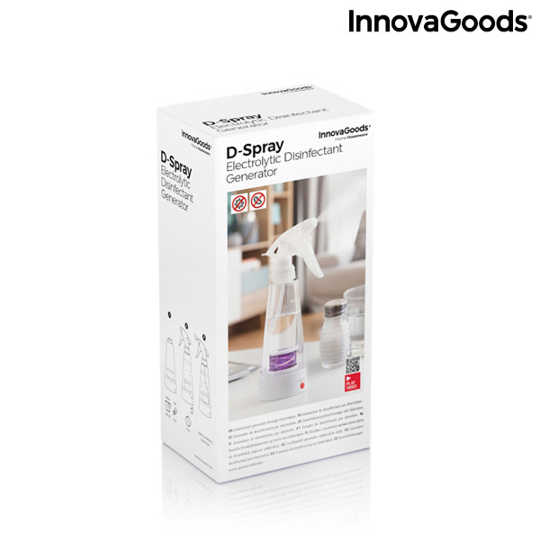 Генератор на Дезинфектант чрез Електролиза D-Spray InnovaGoods