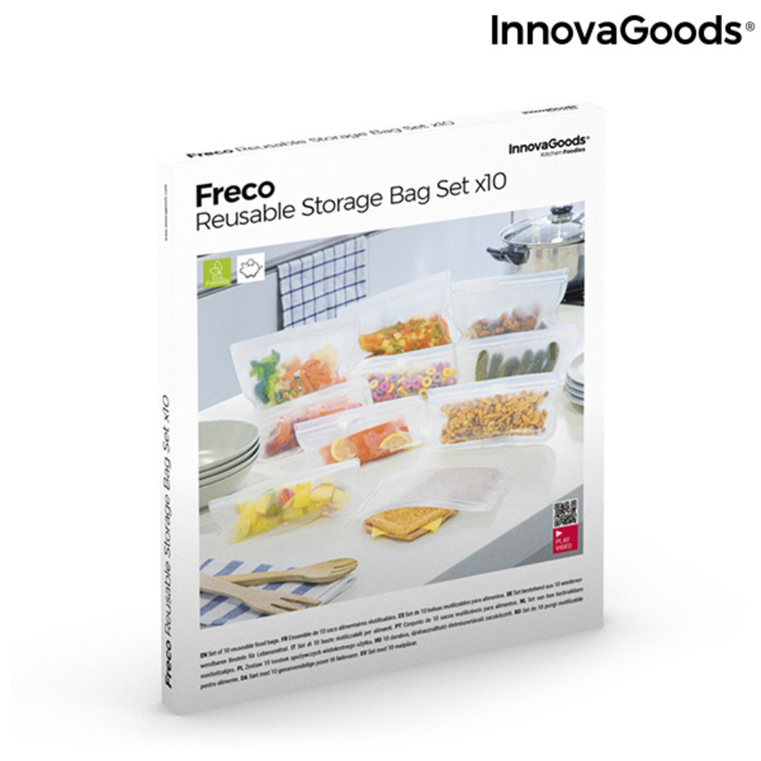 Комплект торбички за многократна употреба Freco InnovaGoods 10 части