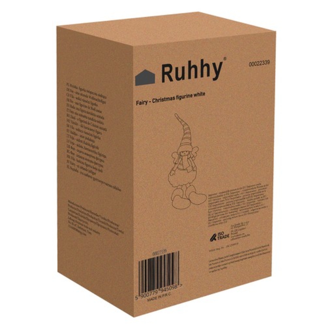 Фея - Коледна фигурка седнала Ruhhy 22339