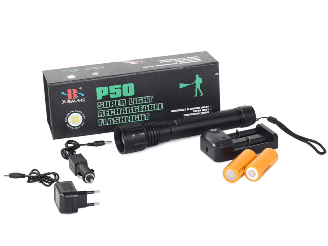 Bailong Tactical Police LED XHP50 zoom фенер