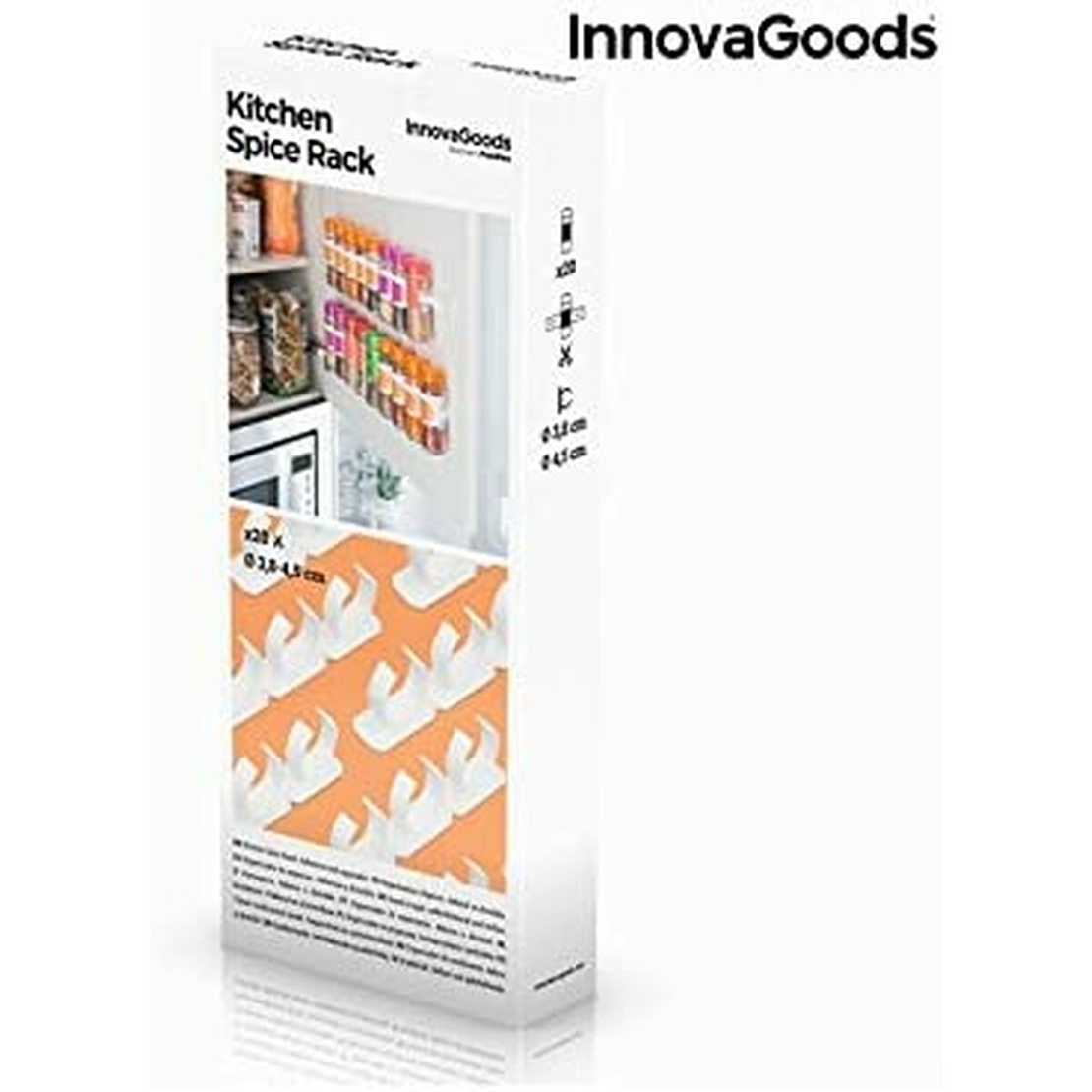 Поставка за Подправки InnovaGoods IG114086 Бял Самозалепващ