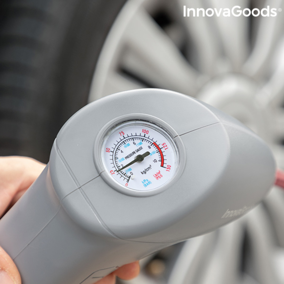 Преносим Въздушен Компресор с LED Airpro+ InnovaGoods