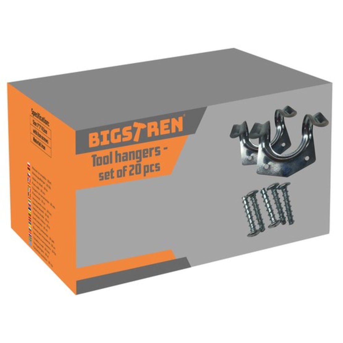 Закачалка за инструменти - 20 бр. Bigstren 22486