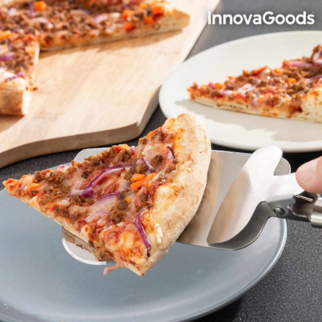 Уред за Рязане на Пица 4 в 1 Nice Slice InnovaGoods