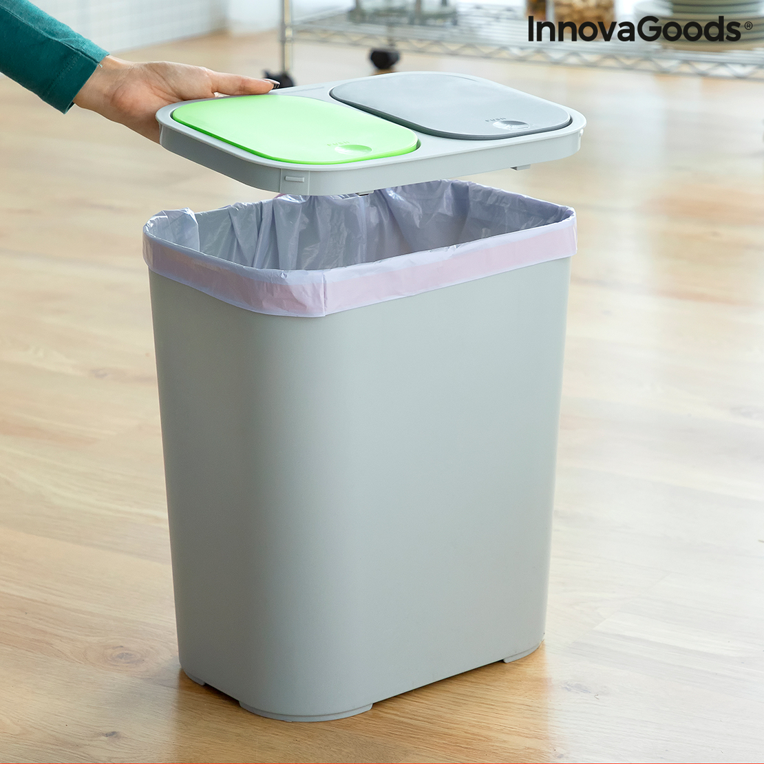 Двойно Кошче за Отпадък за Рециклиране Bincle InnovaGoods