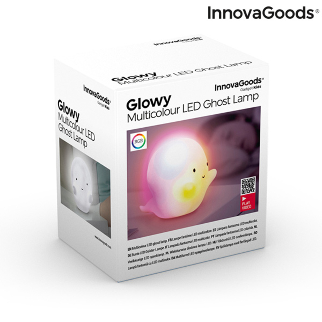 Многоцветна LED Лампа Призрак Glowy InnovaGoods