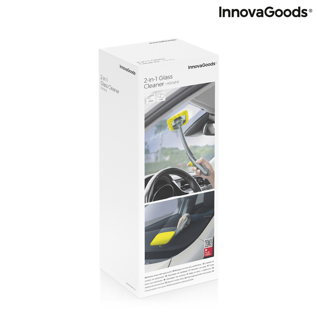 2 в 1 Чистачка за Прозорци със Спрей Klinshil InnovaGoods