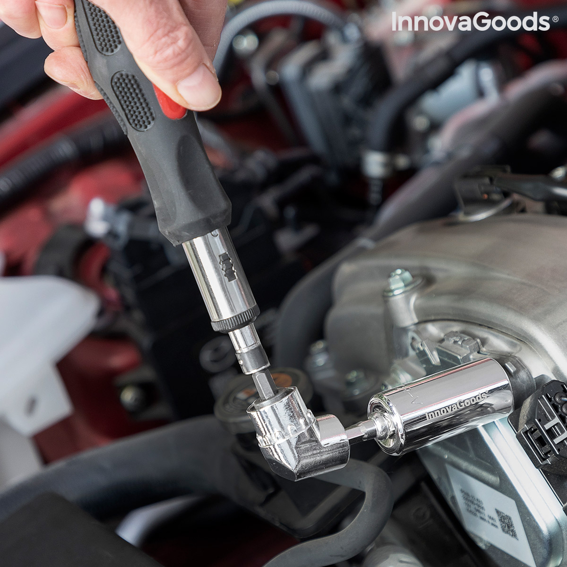 Универсален Гаечен Ключ с Аксесоари Uniscrew InnovaGoods