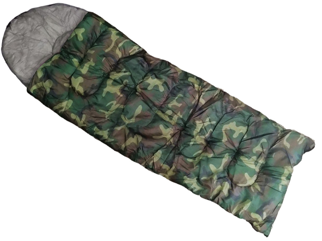 Спален чувал Mummy Camo, туристическа завивка, топла качулка