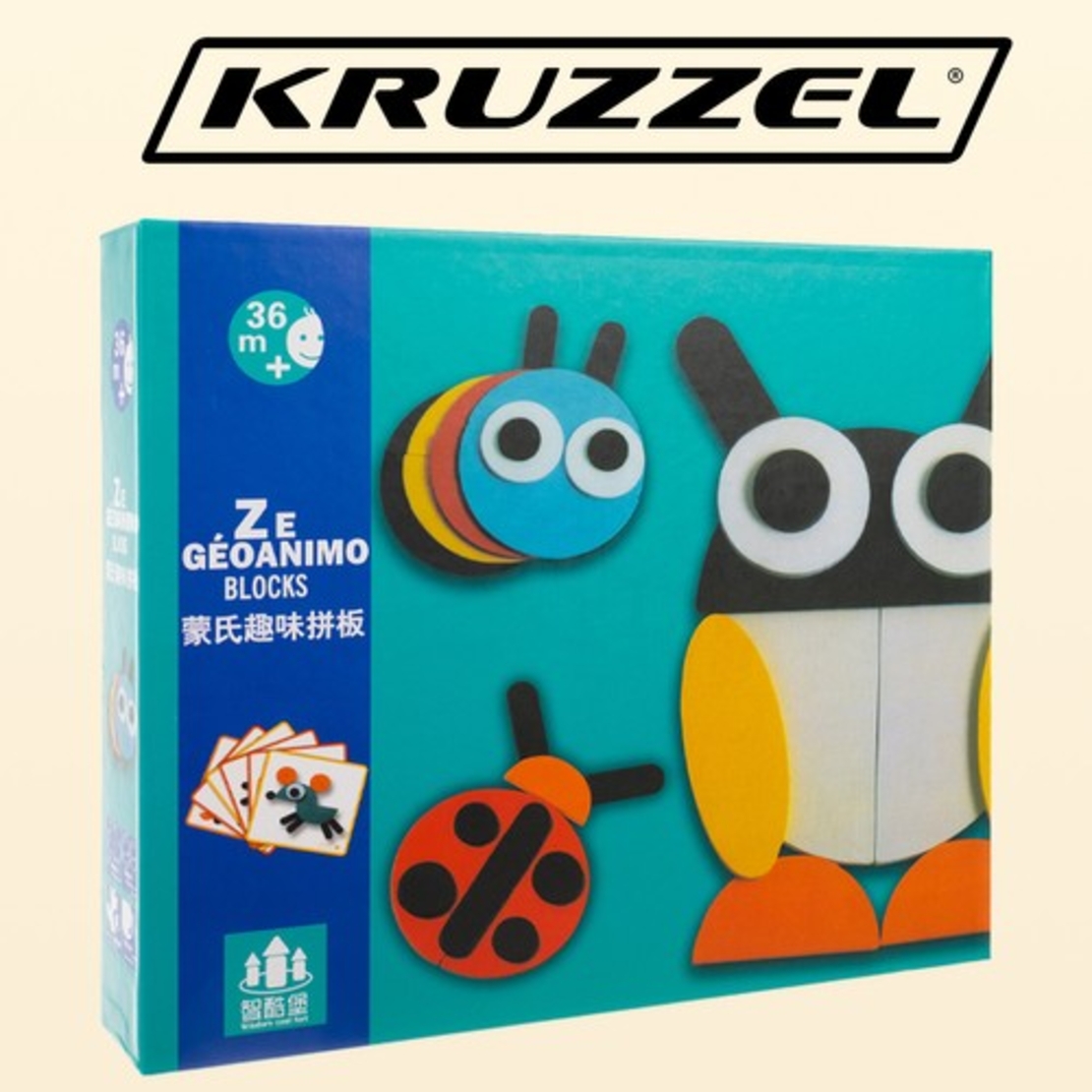 Дървен пъзел - пъзел Kruzzel 22426