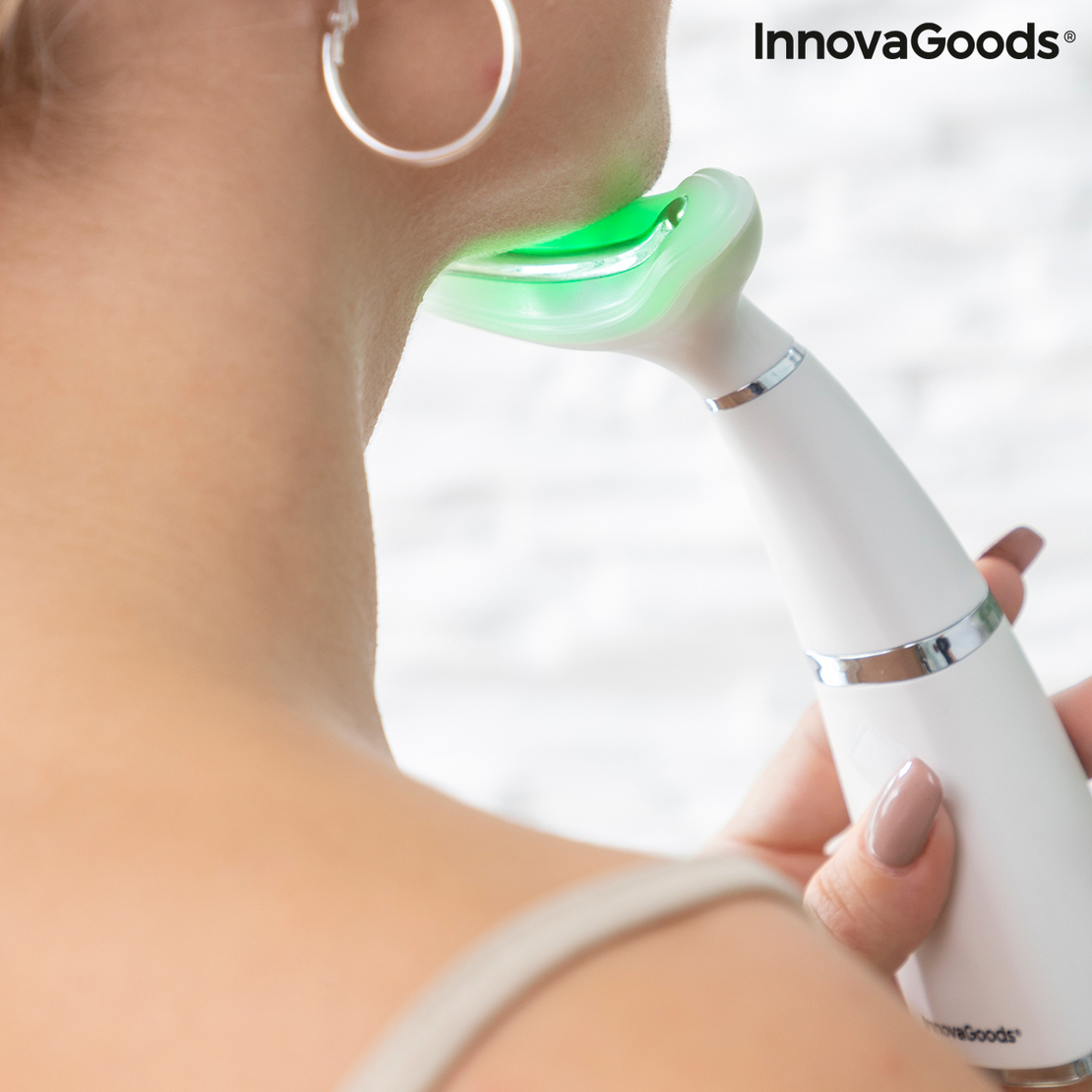 Редуктор за Двойна Брадичка с Фототерапия, Термотерапия и Вибрация Kinred InnovaGoods