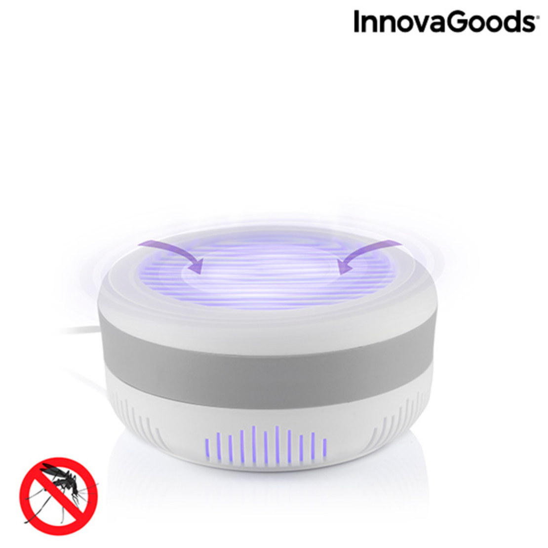 Всмукателна лампа против комари със стенна поставка KL Lite InnovaGoods