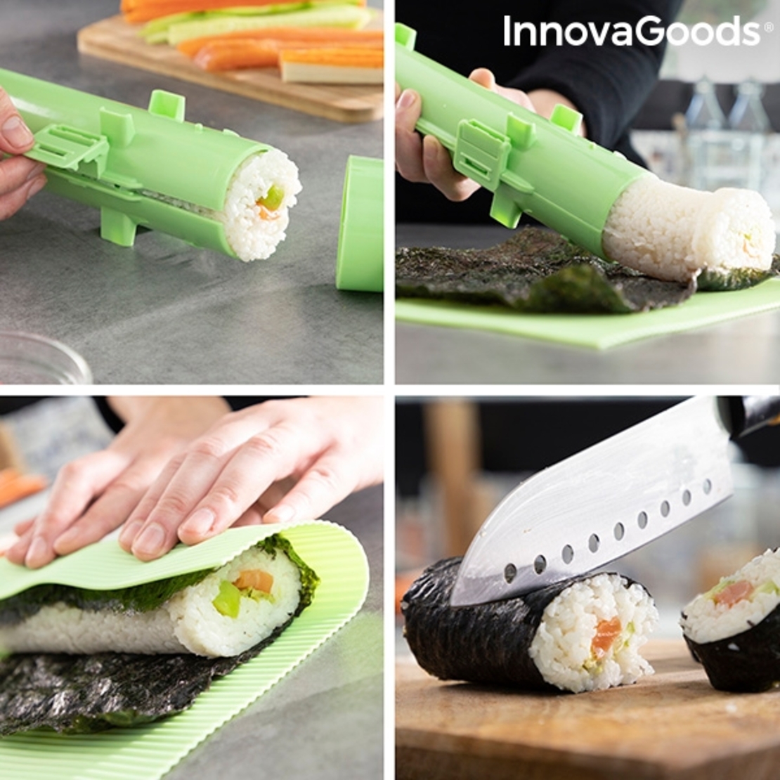 Комплект Суши с Рецепти Suzooka InnovaGoods 3 части