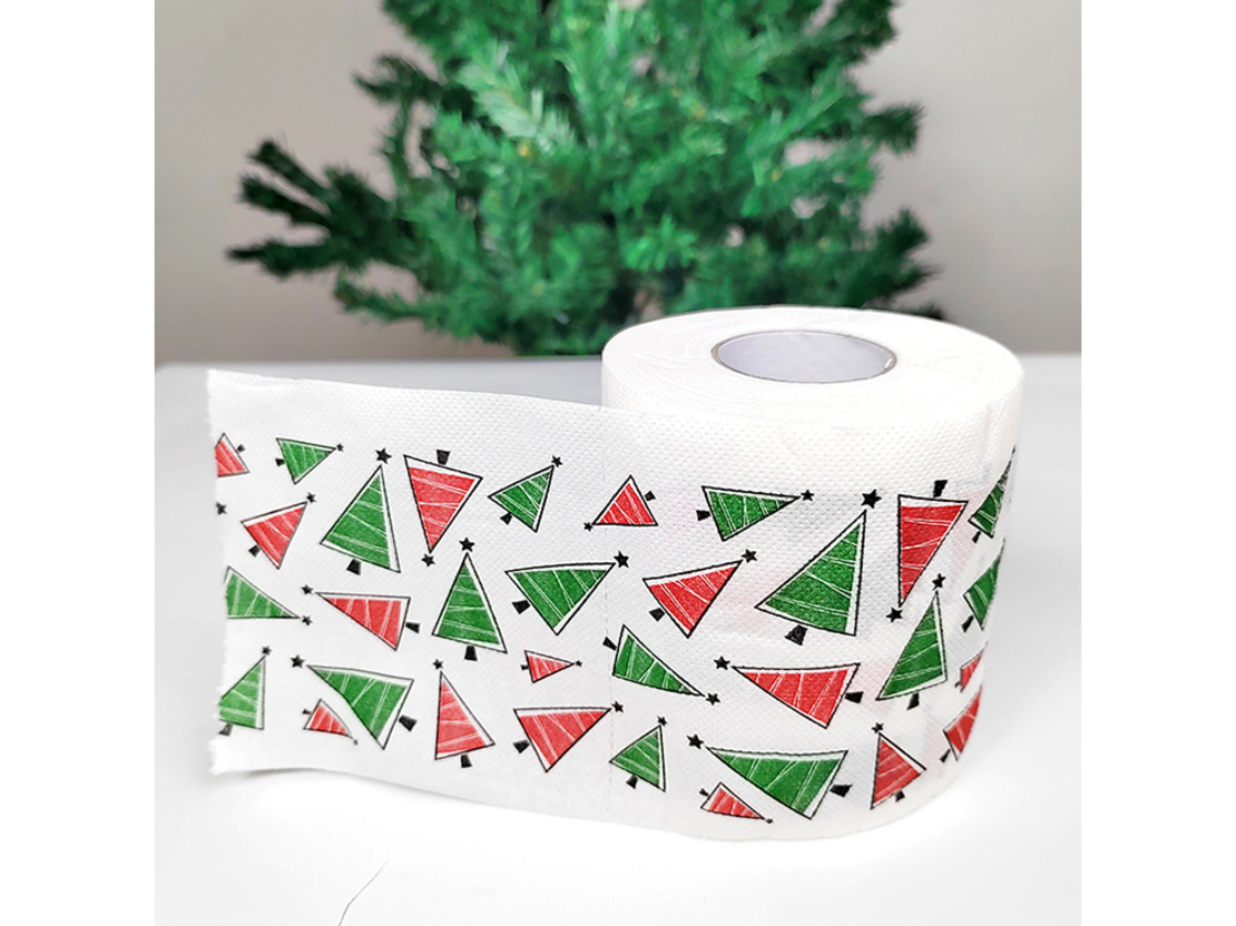 Коледна тоалетна хартия santa funny wc