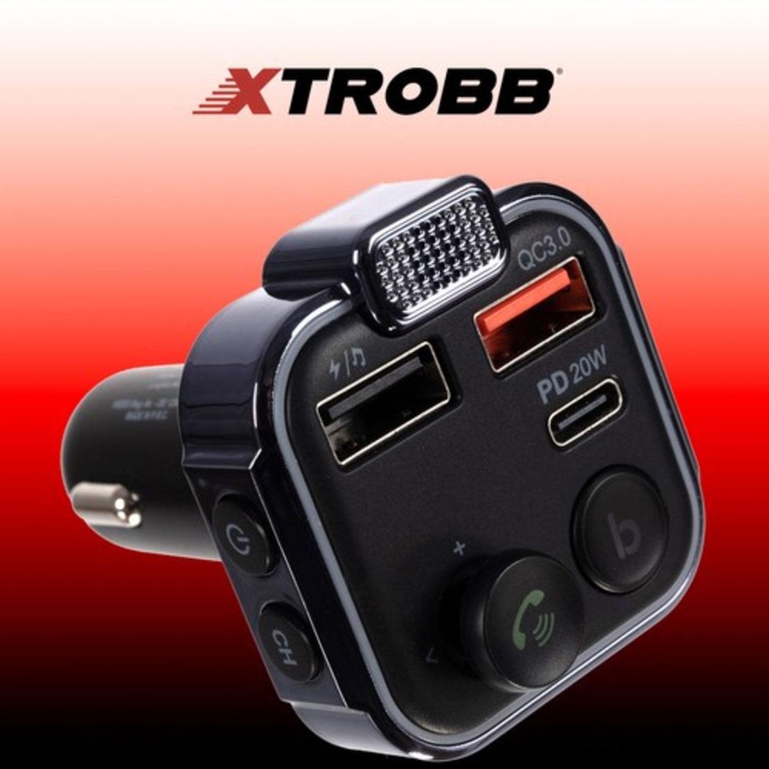 Xtrobb 22355 FM Bluetooth предавател/зарядно устройство