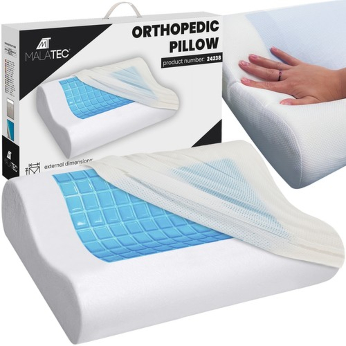 Ортопедична възглавница Malatec 24238