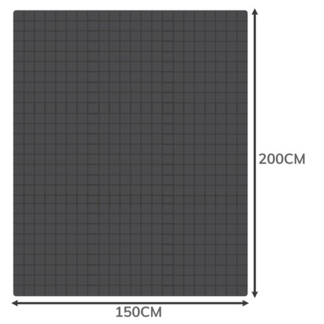 Одеяло с тежести 200x150см 6кг Ruhhy 19533