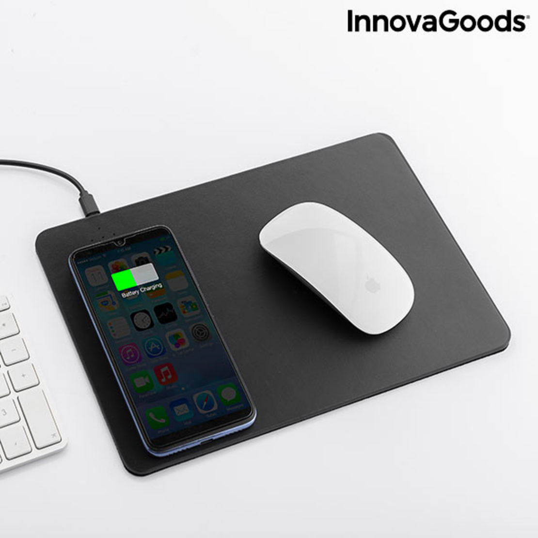 Подложка за Мишка 2 в 1 с Безжично Зареждане Padwer InnovaGoods