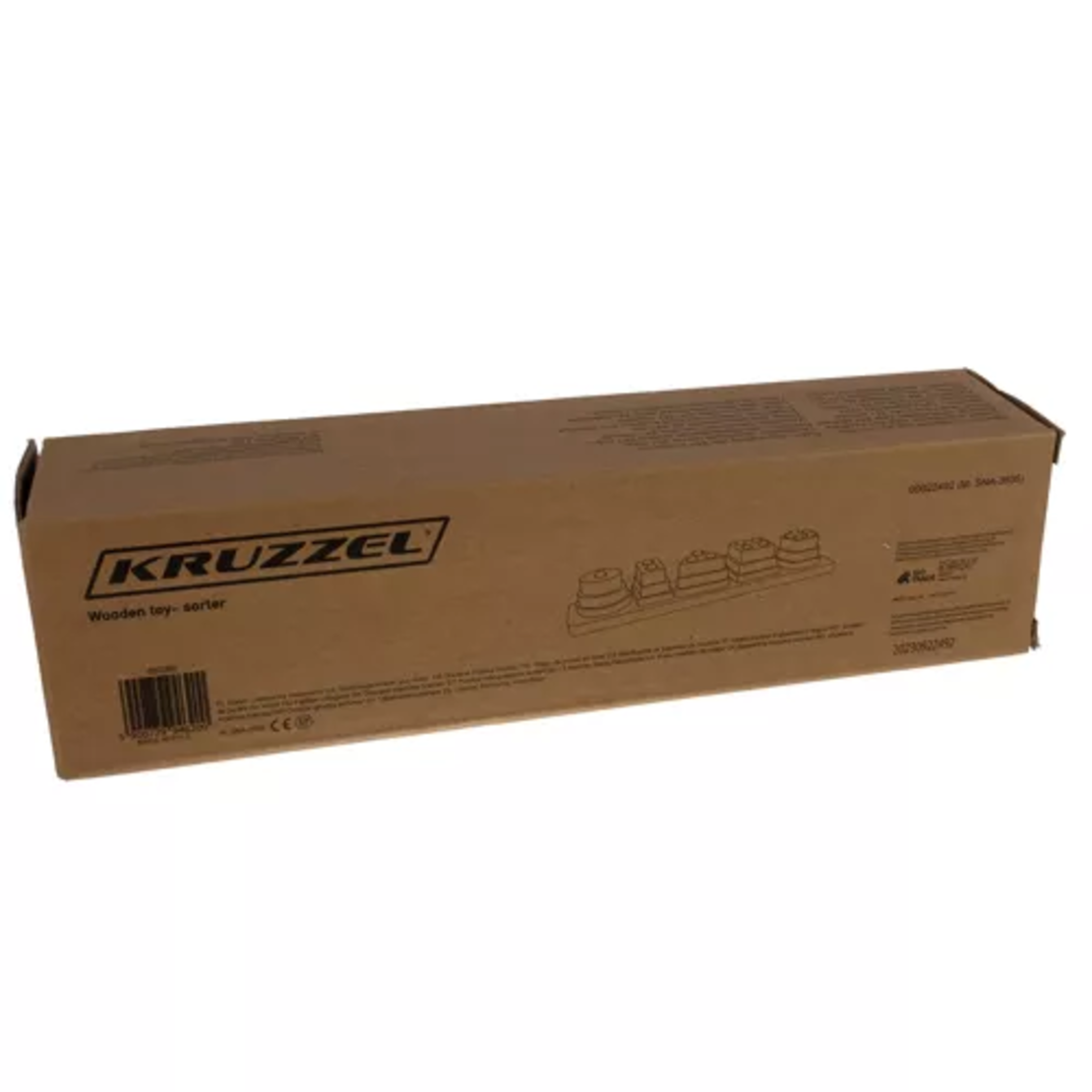 Сортер - дървен пъзел Kruzzel 22492