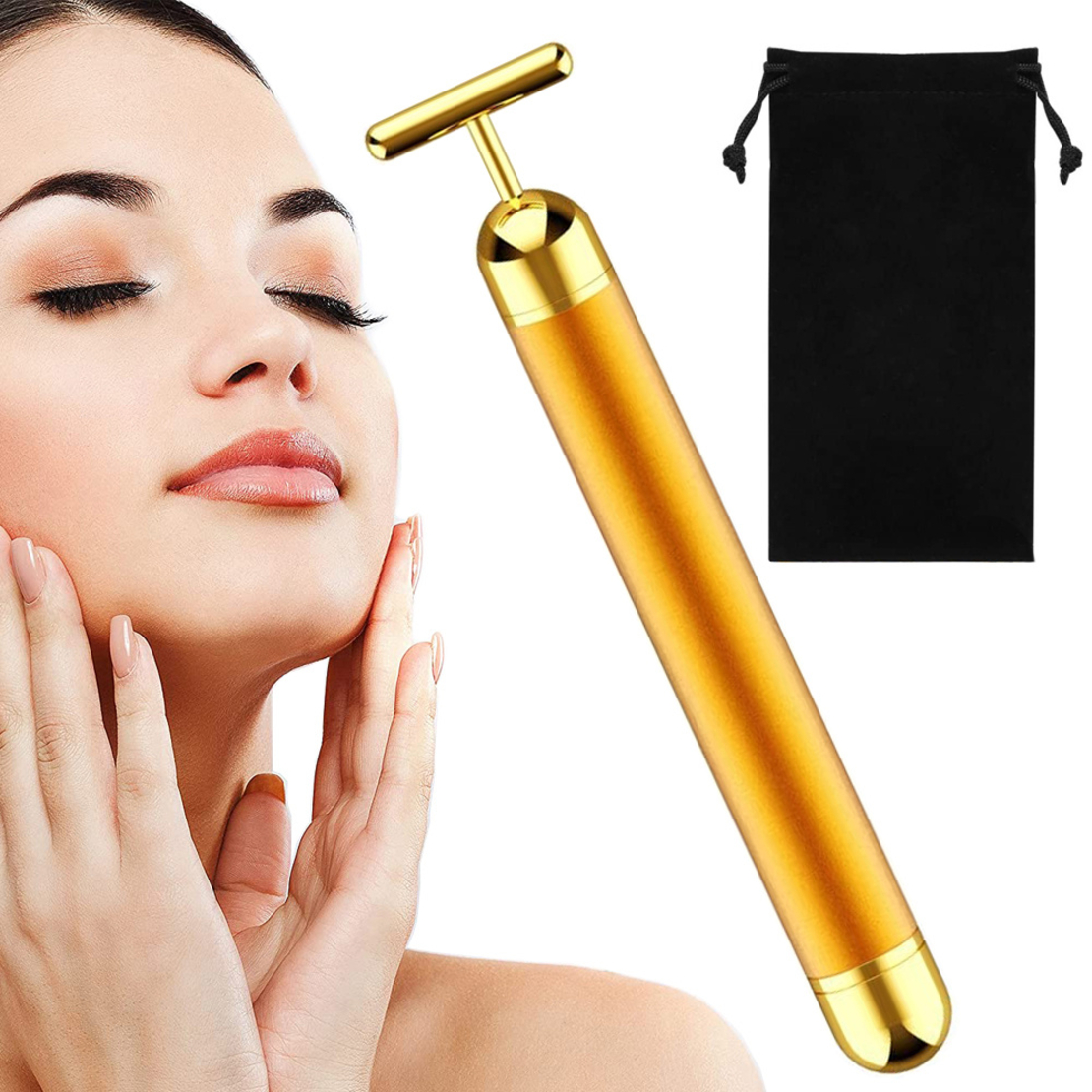 Vibrating Golden Bar Вибрационен масажор за лице