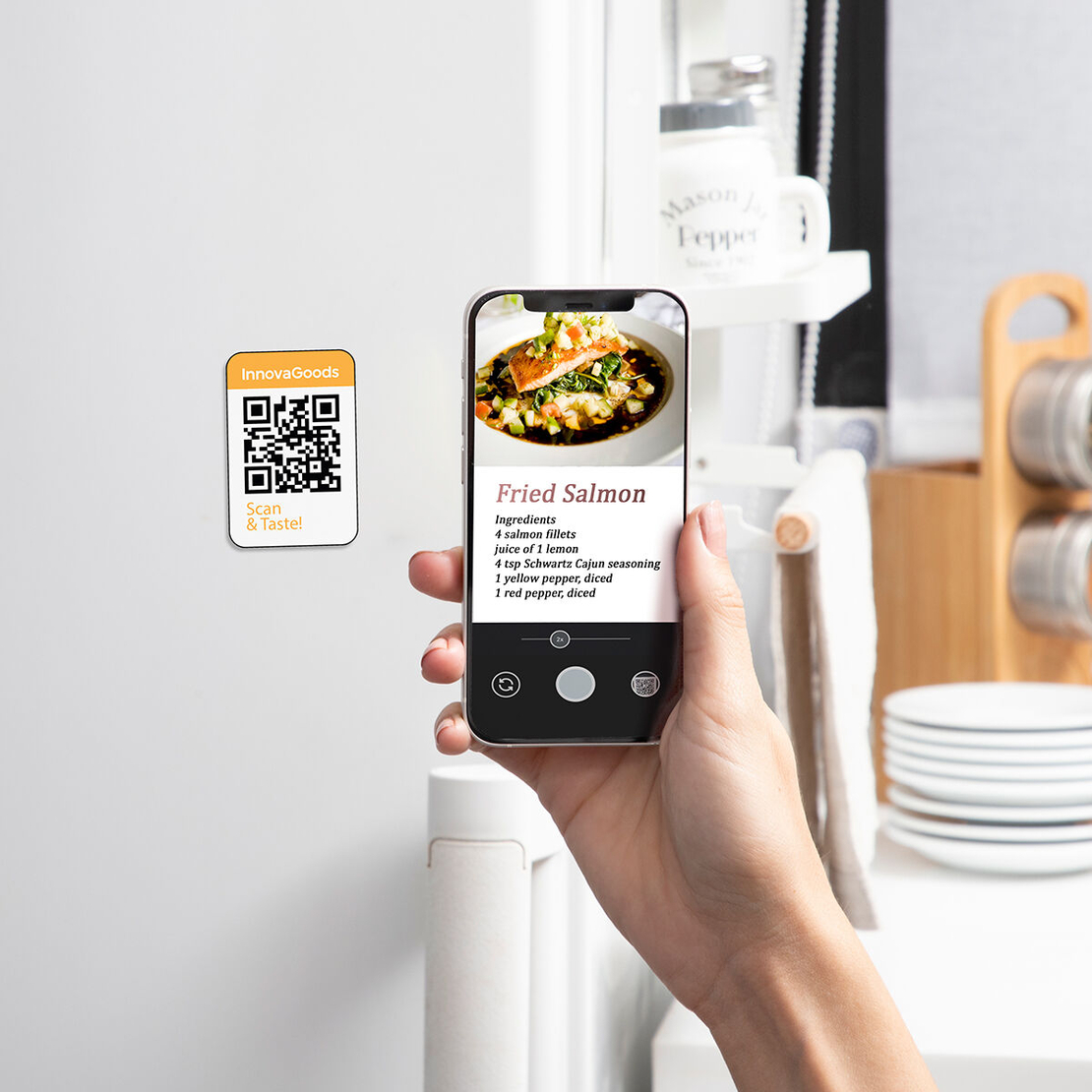 Фритюрник без Масло с Кантар InnovaGoods Fryinn Balance 5000 Черен Неръждаема стомана 1500 W 5 L