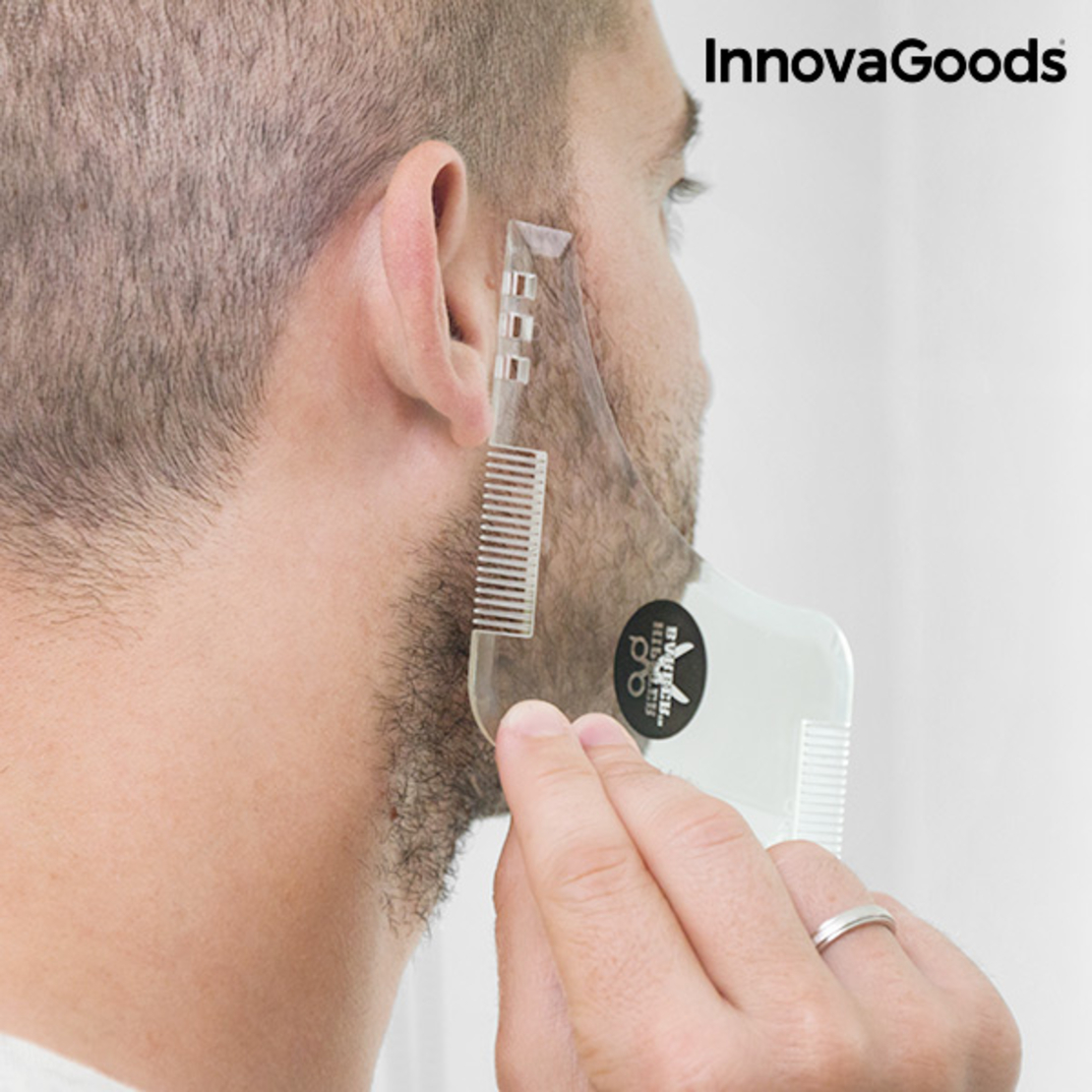 Шаблон за Оформяне на Брада Hipster Barber InnovaGoods
