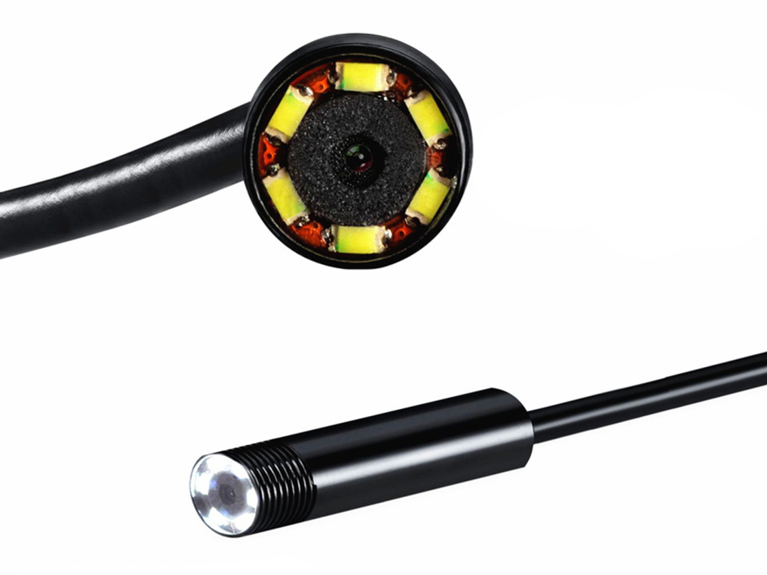 Камера за инспекция на ендоскоп android PC USB 10m led