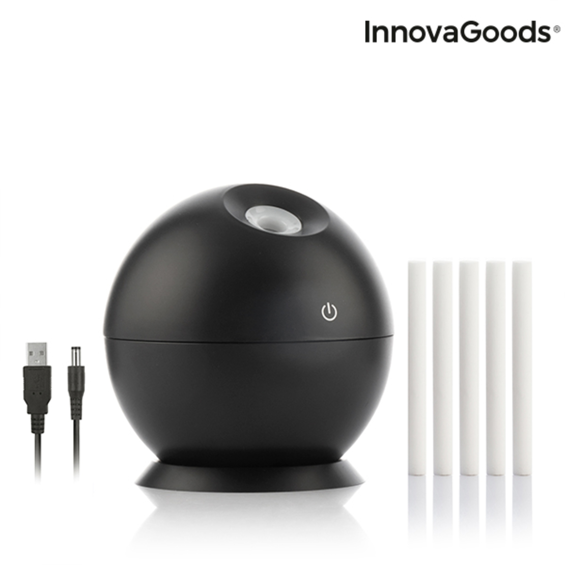 Мини Овлажнител Ароматизатор Black InnovaGoods
