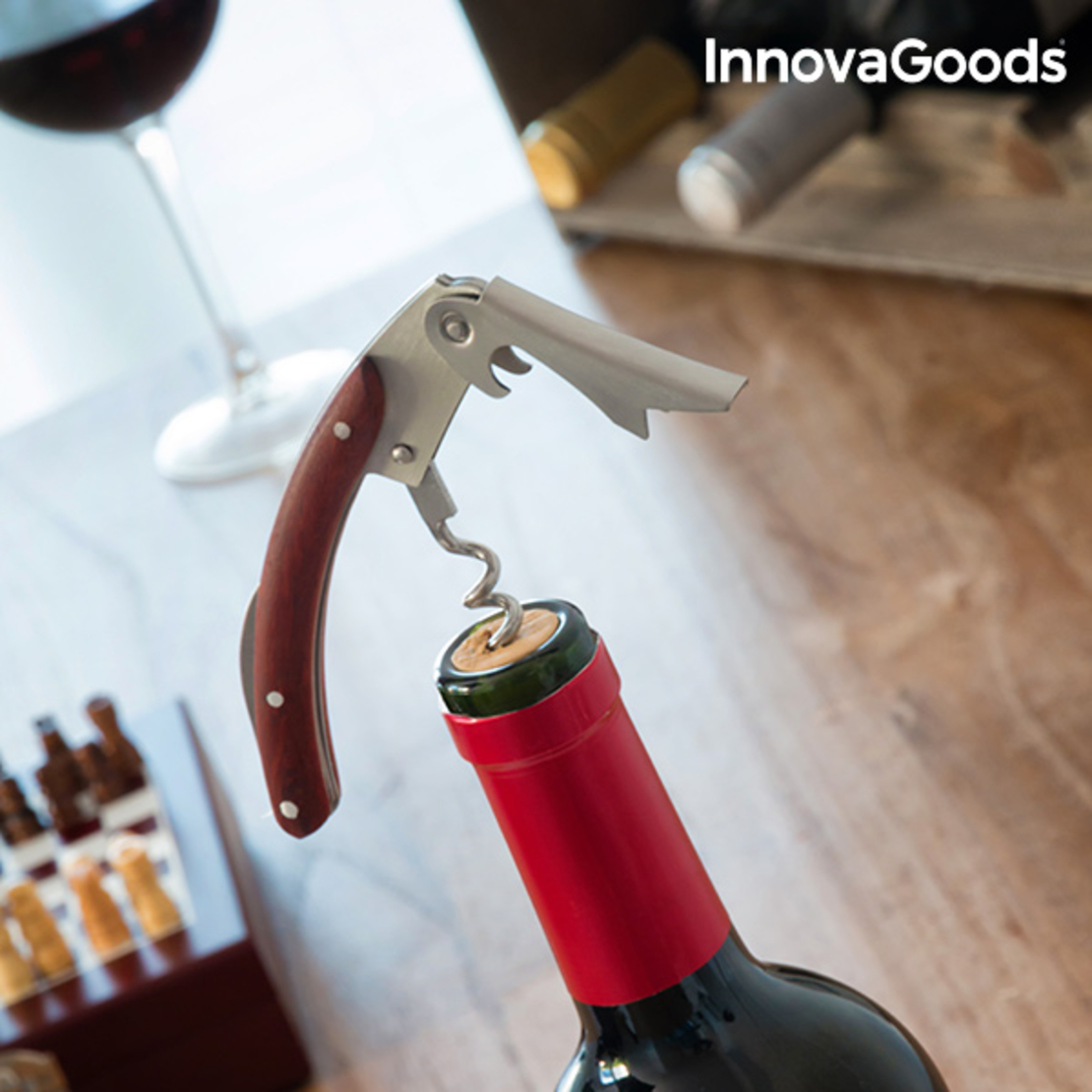Аксесоари за Вино и Шах InnovaGoods (37 Части)