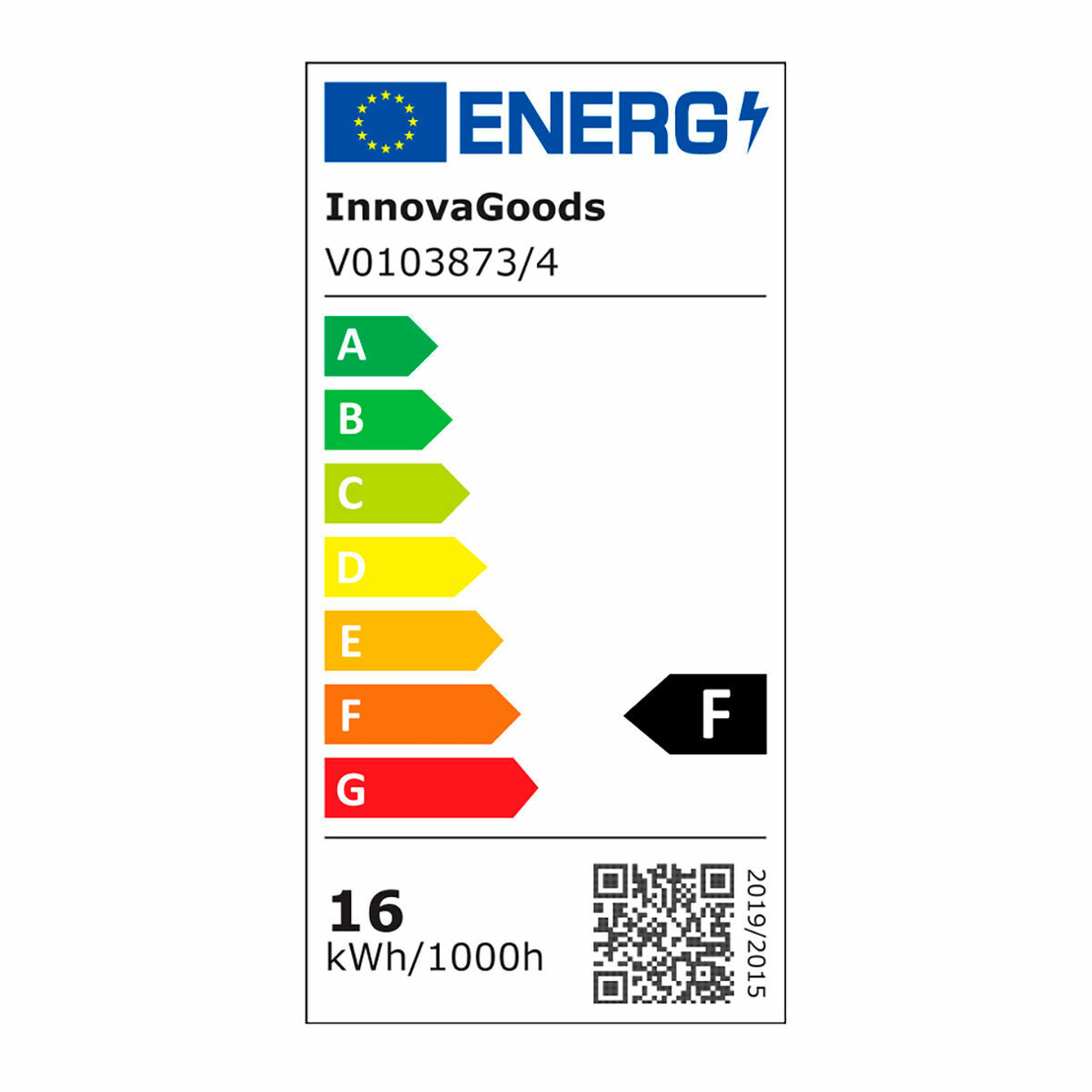 Вентилатор за Таван с LED Светлина и 3 Перки ABS Flaled InnovaGoods Бял 36 W