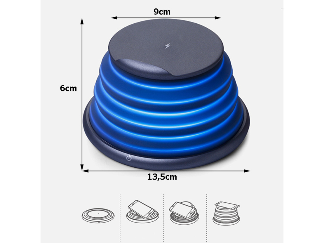 Английски Бързо qi бързо 10w usb индукционно безжично зарядно c