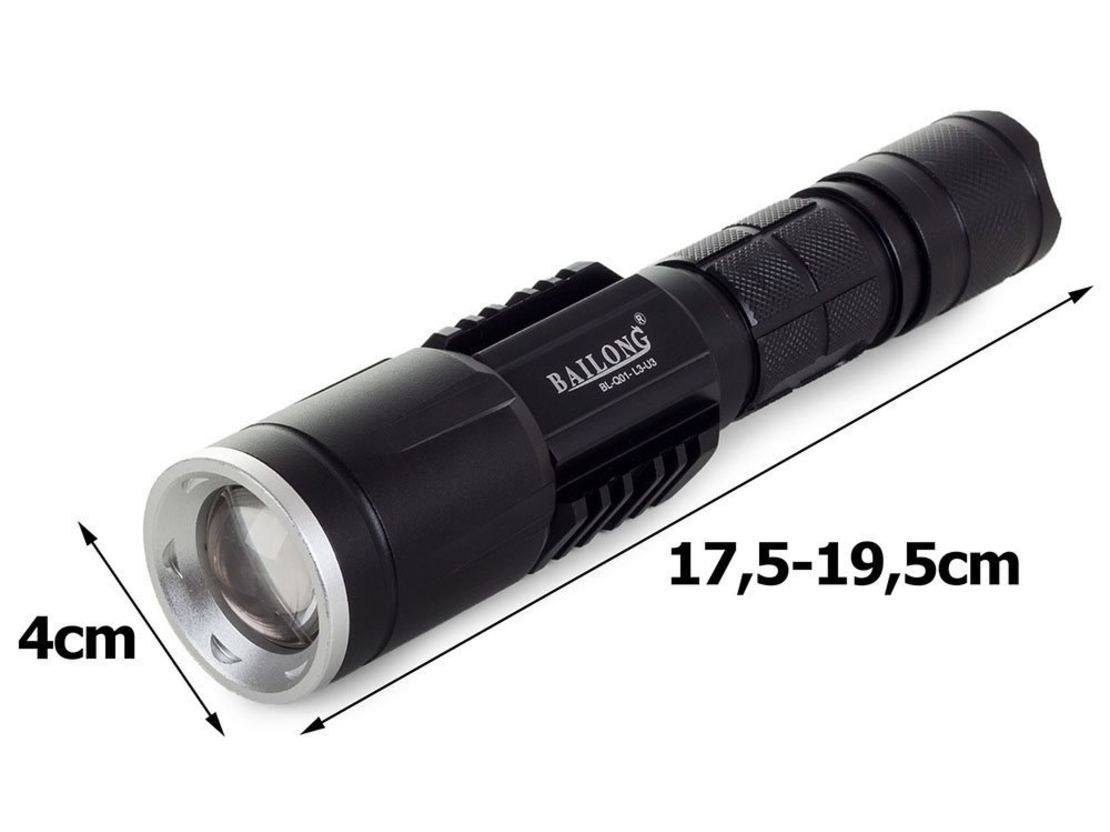 Тактически ловен фенер Bailong cree xm-l t6