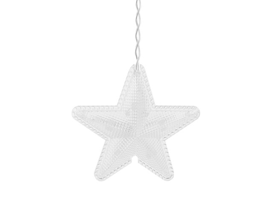 Светеща завеса 136LED USB топло бяло KŚ19738