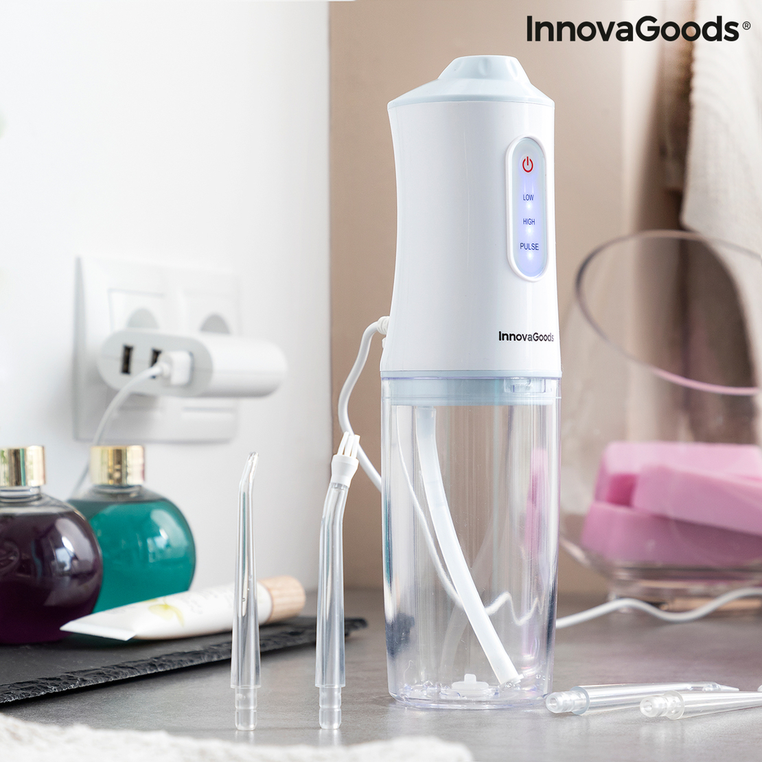 Акумулаторен преносим зъбен иригатор Denter InnovaGoods
