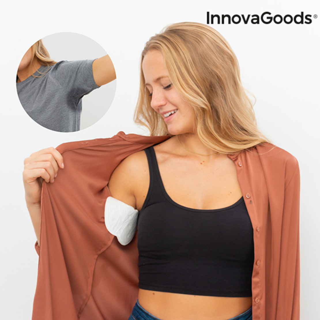 Лепенки против Петна от Пот за Подмишници InnovaGoods (Опаковка от 10)